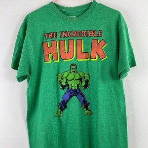 NWOT The Incredible Hulk Marvel Comics Shirt Green